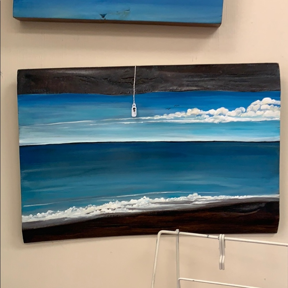 Woodstain art!! On reclaimed wood!!